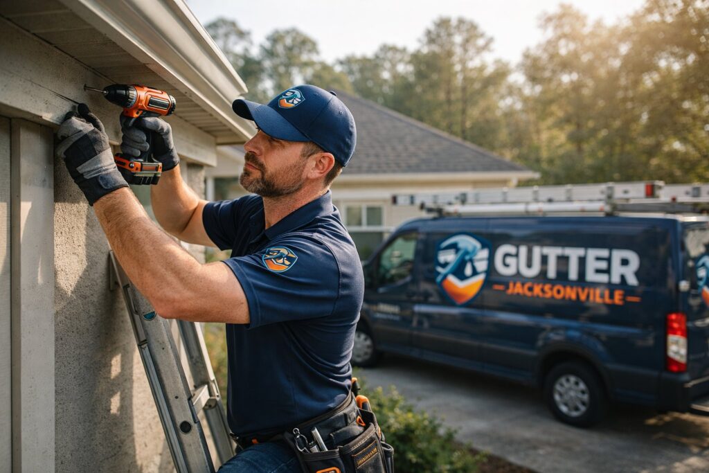 gutter repair work in jacksonville
